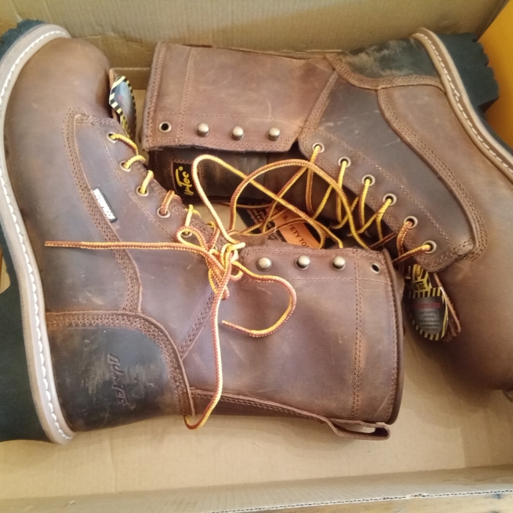 Adtech Men's Rustic Brown Lace-Up Boots